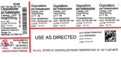 OXYCODONE 60760-897-60.jpg 60760-897 - OXYCODONE 60760 897 60